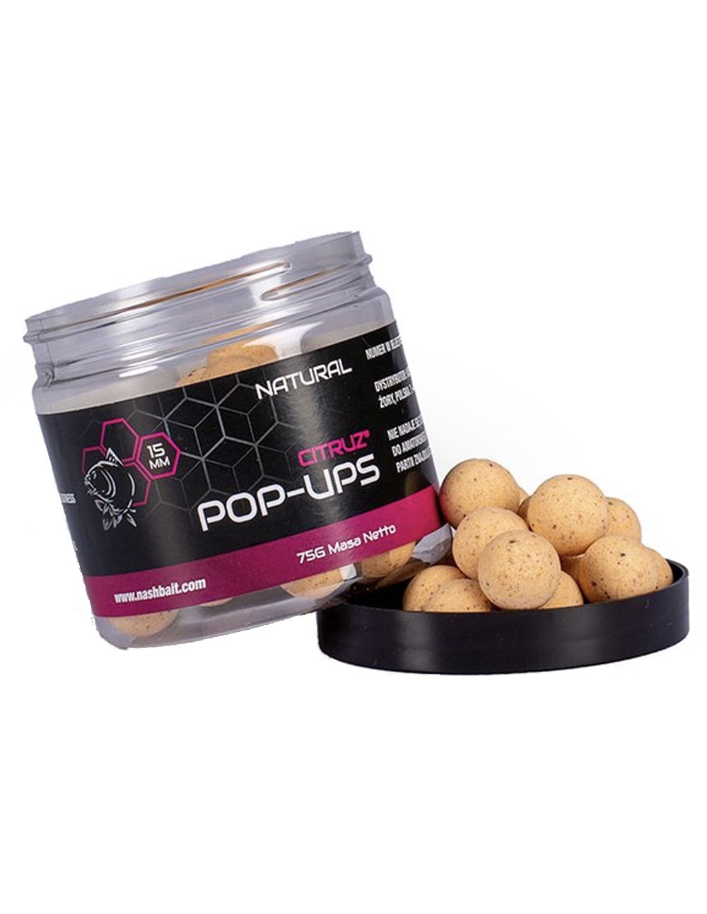 Nash Citruz Pop Ups Natural 15mm 75gr - Imagen 2