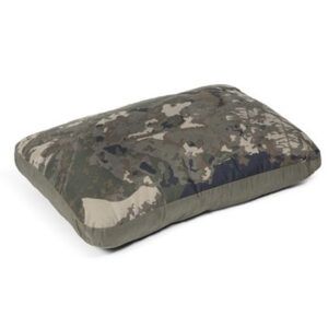 Nash Almohada Indulgence Camo Estándar para quienes buscan el máximo confort durante sus sesiones de pesca, sin renunciar al diseño y la funcionalidad.