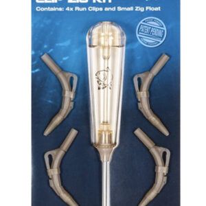 Nash Run Lead Clip Zig Kit es un sistema de zig ajustable, diseñado para ofrecer versatilidad y seguridad en la pesca de superficie.