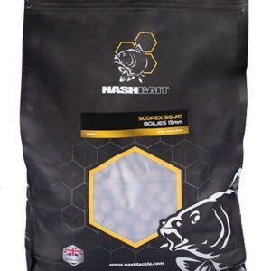 Nash Scopex Squid Boilies 20mm Este cebo no es solo un alimento, es una leyenda viva que sigue capturando a las carpas más grandes y esquivas del mundo.