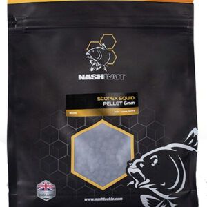 Nash Scopex Squid Pellet 6mm 1kg son la solución perfecta. Estos pellets prolongan la alimentación y maximizan la atracción en tu cebado.