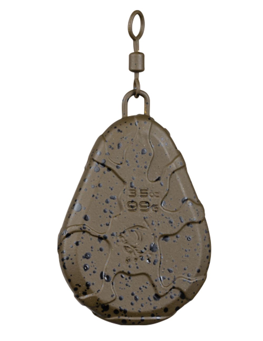 Nash Tackle Super Flat Pear Swivel Lead 4.5 oz / 127gr - Imagen 3