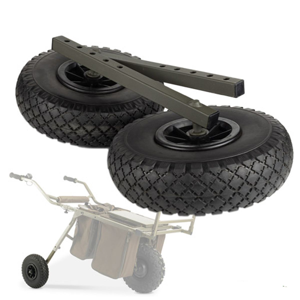 El Nash Trax Power Barrow Rear Wheel Kit es un kit de ruedas traseras de alto rendimiento, diseñado para sustituir las patas ajustables estándar.