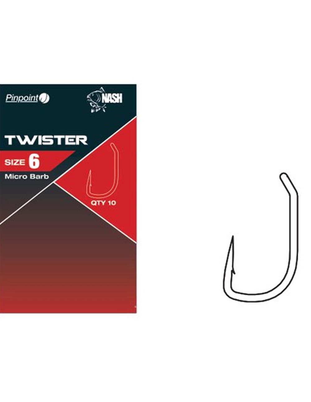 Nash Anzuelos Twister Micro Barbed Nº4 - Imagen 3