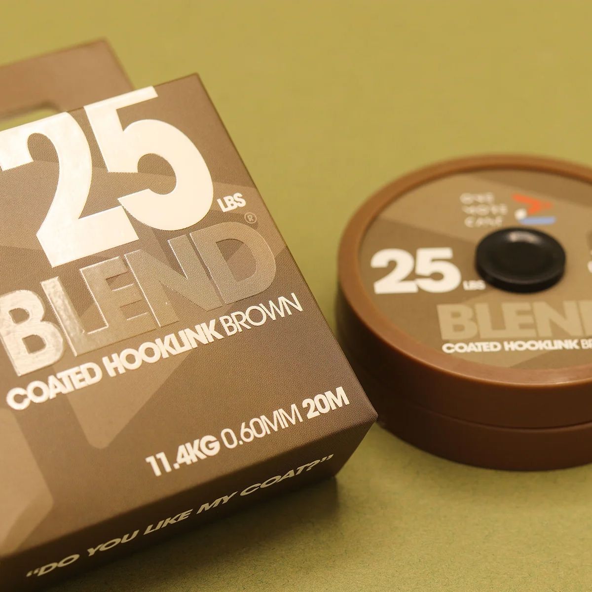 One More Cast Blend Coated Hooklink Brown 18lb 20m - Imagen 3