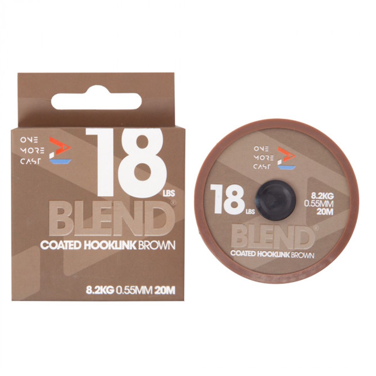 El One More Cast Blend Coated Hooklink Brown 18lb es la opción definitiva para pescadores exigentes que buscan precisión, resistencia y facilidad de uso