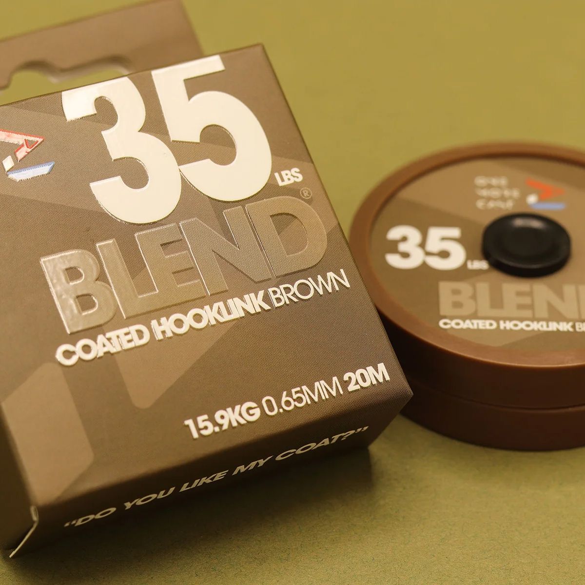 One More Cast Blend Coated Hooklink Brown 25lb 20m - Imagen 3