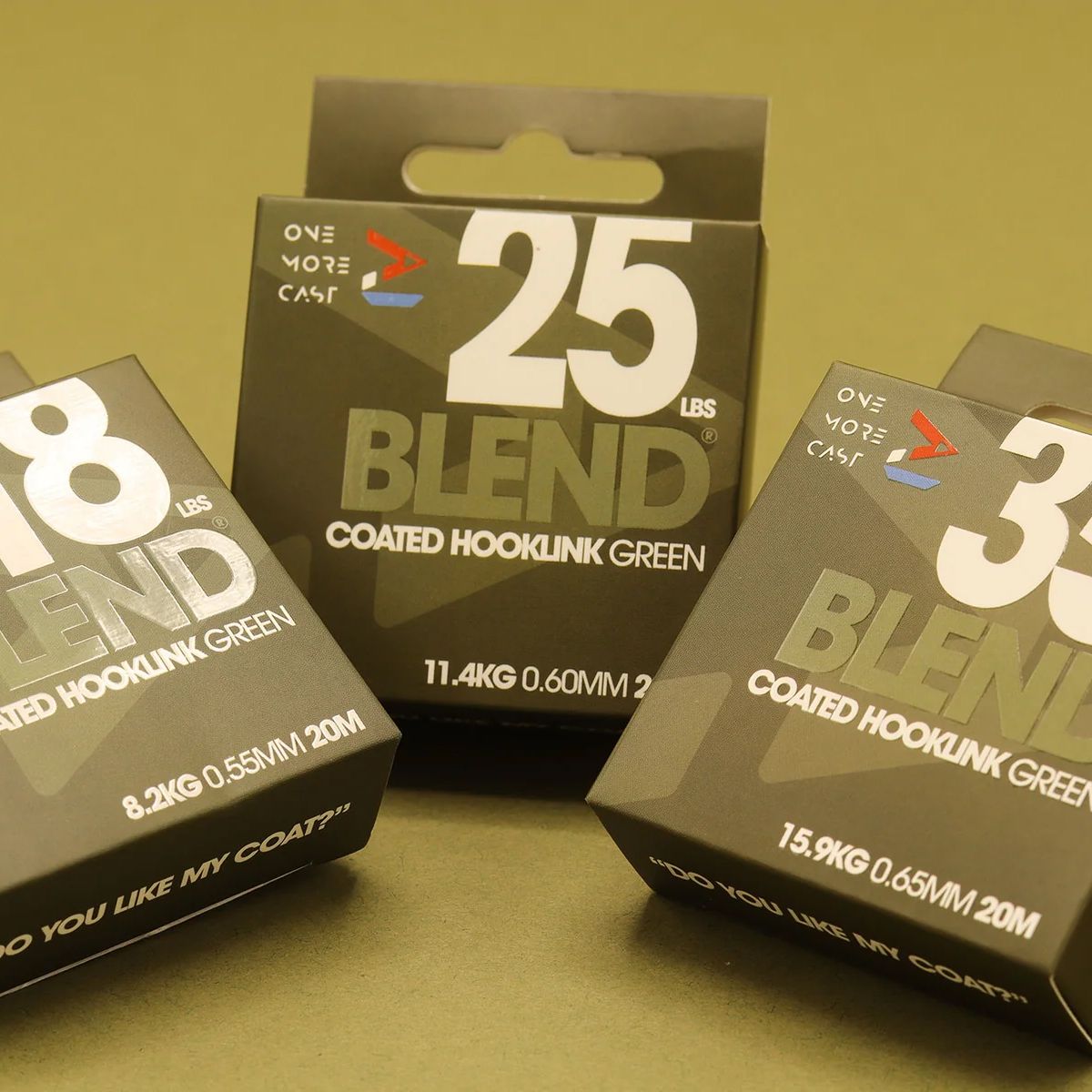 One More Cast Blend Coated Hooklink Green 18lb 20m - Imagen 2