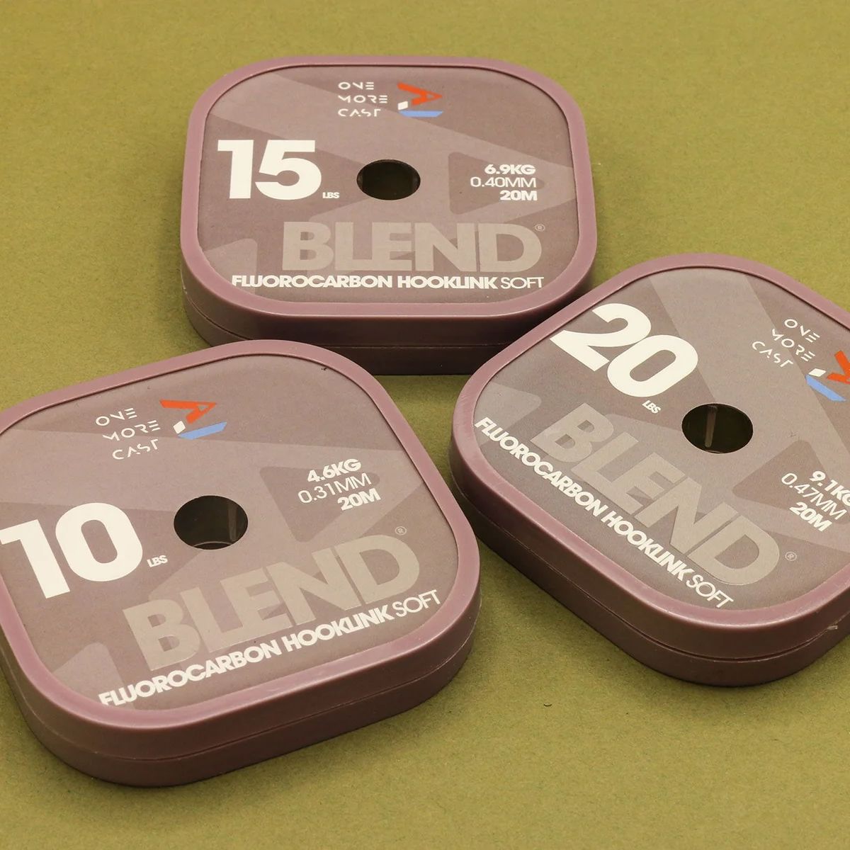 One More Cast Blend Fluorocarbon Hooklink Soft 10lb 20m - Imagen 2