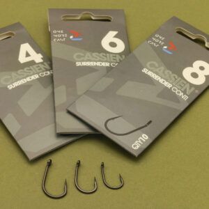 Los One More Cast Cassien Surrender Boilie Hooks Nº4 robusto, fiable y versátil para los escenarios de pesca más exigentes de Europa y del resto del mundo.
