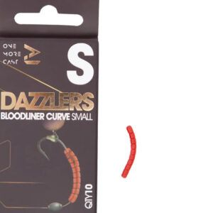 El One More Cast Dazzlers Bloodliners Curve Small parte de la exclusiva gama Dazzlers, diseñada para añadir precisión y atractivo extra a tus montajes.