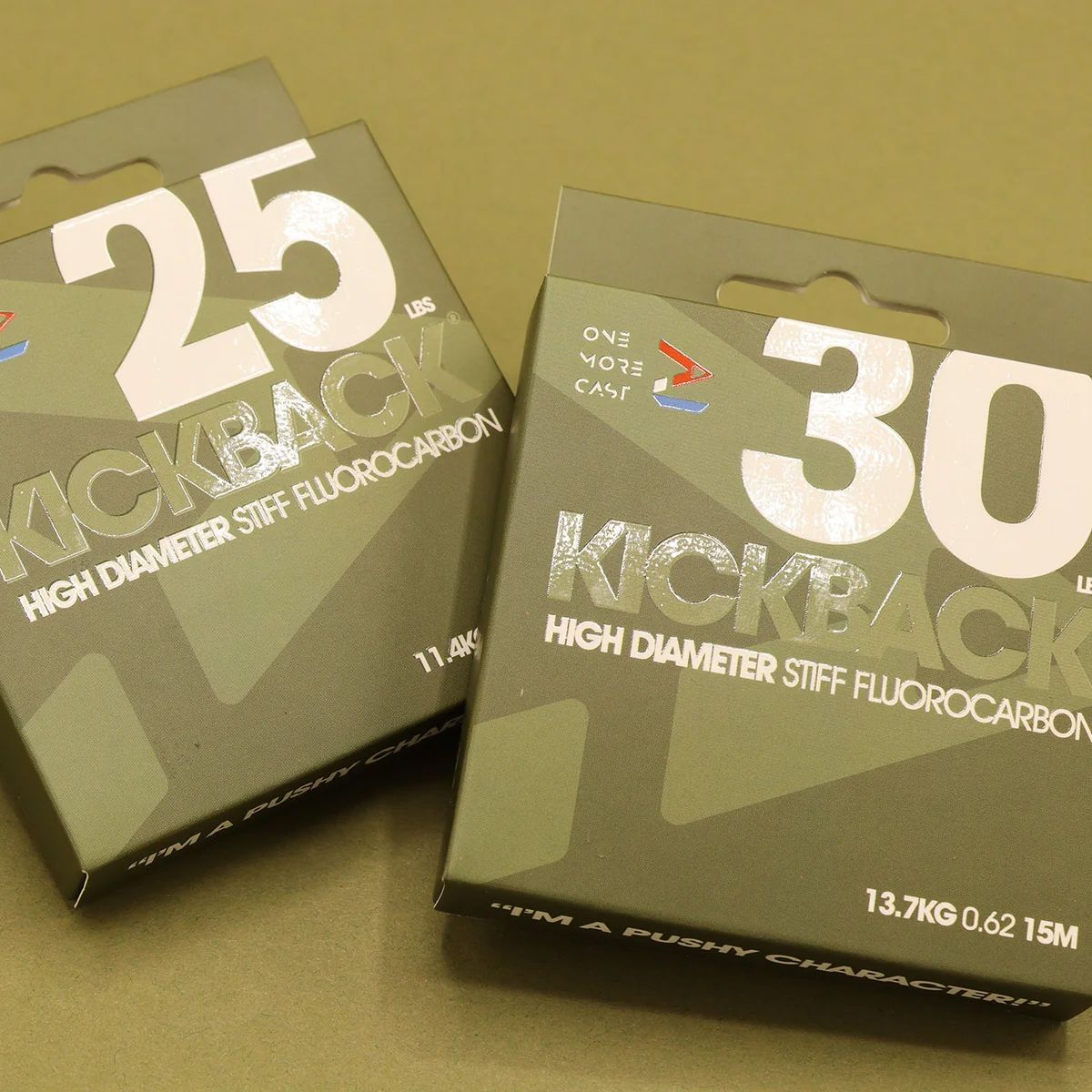 One More Cast Kickback High Diameter Stiff Flourocarbon 30lb 15m - Imagen 4