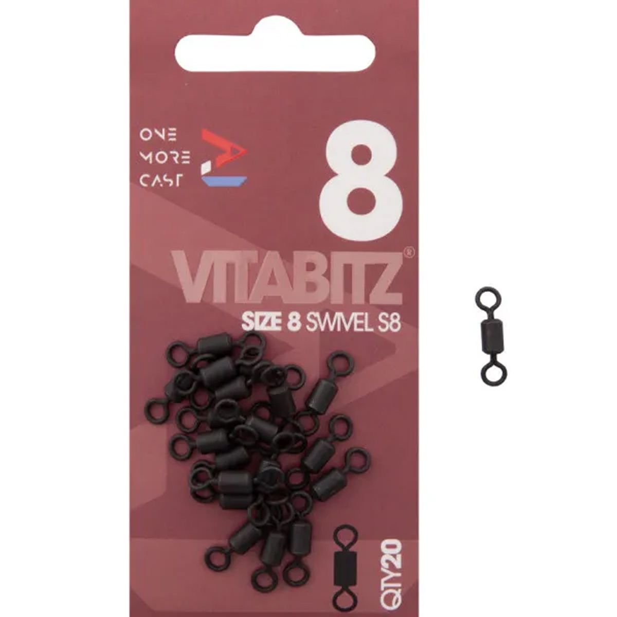 Los One More Cast Vitabitz Swivels Size 8 representan uno de esos elementos que, aunque discretos, resultan absolutamente esenciales