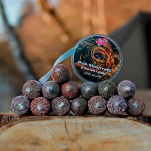 La PVA Hydrospol Mesh Refill 50mm es un accesorio indispensable para pescadores de carpas que buscan precisión y eficacia en sus cebados.