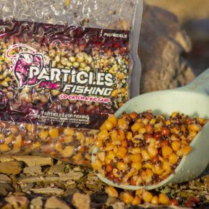 El Particles for Fishing Semilla Cocida Diamond Mix es una mezcla cuidadosamente seleccionada de semillas cocidas que combina maple peas, maíz y cañamón.