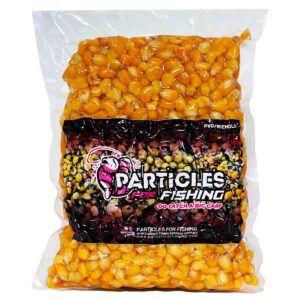 El Particles for Fishing Maíz Cocido indispensable en la pesca de carpas. Su eficacia está más que demostrada gracias a su alto contenido energético.