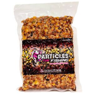 El Particles for Fishing Semilla Cocida Spod Suprem 1kg cuidadosamente seleccionadas para atraer y mantener a los ciprínidos en la zona de cebado.