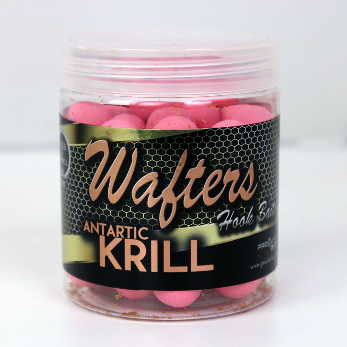 El Pro Elite Baits Antarctic Krill Gold Wafter HB Boilie + Dumbell 14mm ofrece un equilibrio perfecto entre flotabilidad, naturalidad y atracción.