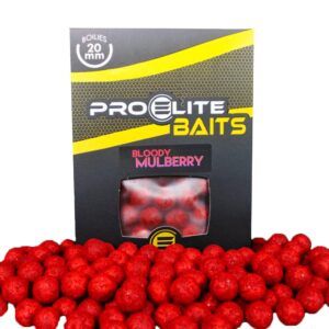 Los Pro Elite Baits Bloody Mulberry Gold Boilies 14mm están formulados con una combinación exclusiva de harinas de alta calidad.