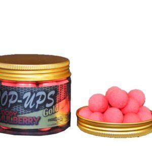 Pro Elite Baits Bloody Mulberry Gold Natural Pop Ups Rosa 20mm