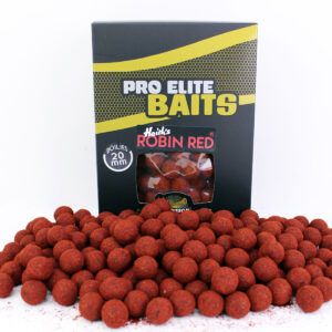 Los Pro Elite Baits Boilies Robin Red Gold 14mm son el resultado de una fórmula equilibrada y altamente efectiva, creada para ofrecer máxima atracción.