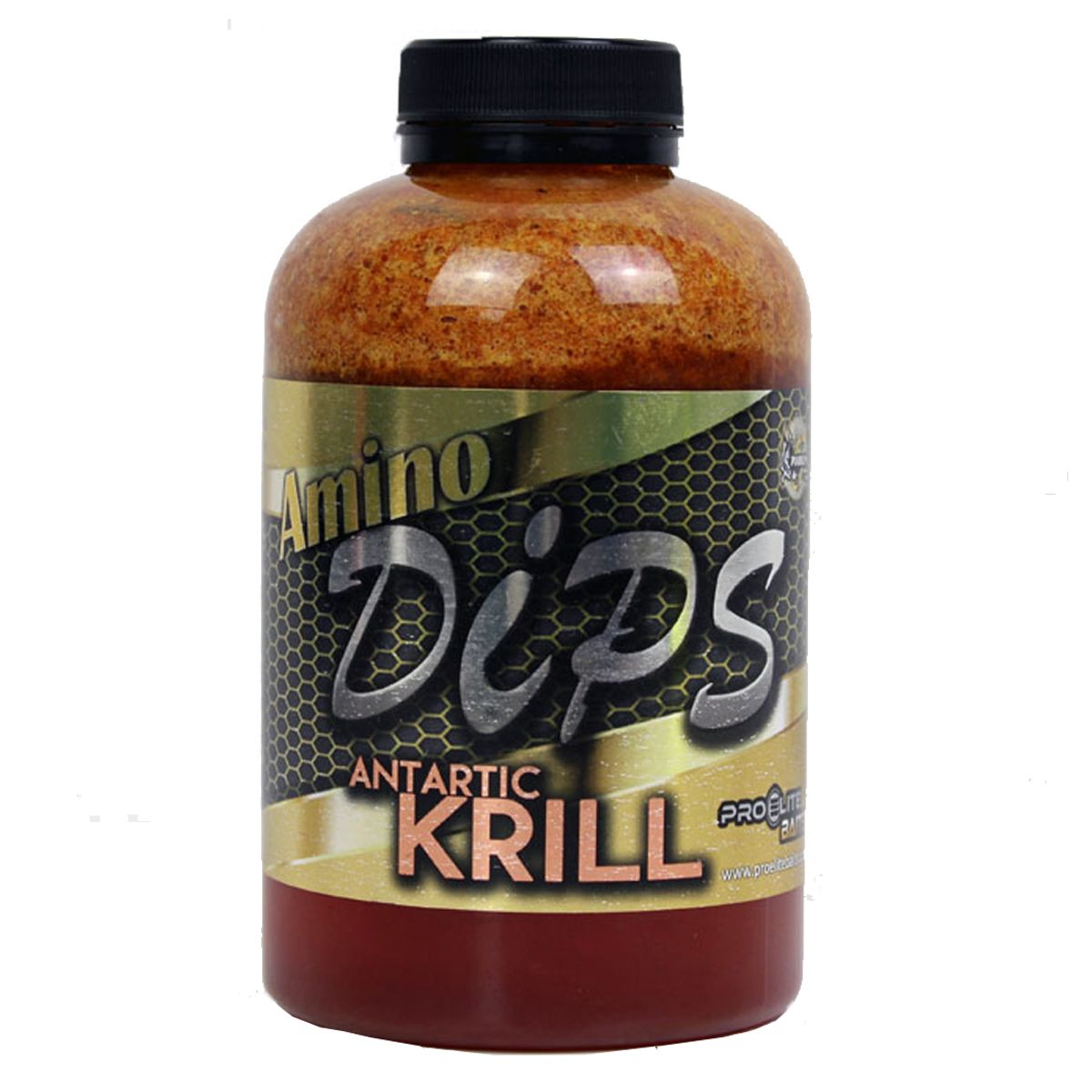 El Pro Elite Baits Gold Amino Dip Antarctic Krill es un potenciador líquido de alta concentración, diseñado para multiplicar la atracción de tus cebos