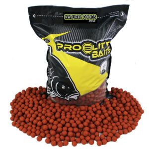 Los Pro Elite Baits Natural Foods Boilies Robin Red 20mm son la nueva generación de la serie Classic, elaborados con las mismas recetas tradicionales.