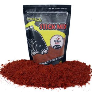 El Pro Elite Baits Stick Mix Robin Red está diseñado para ofrecer una máxima atracción y dispersión de estímulos alimenticios, incluso en condiciones frías.