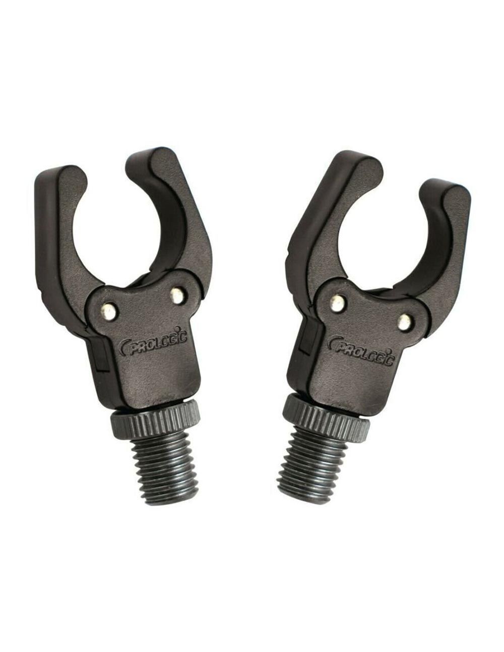 Prologic Soporte Trasero Caña su mecanismo de sujeción con muelle, que permite que las patas se ajusten con firmeza alrededor del talón de la caña.