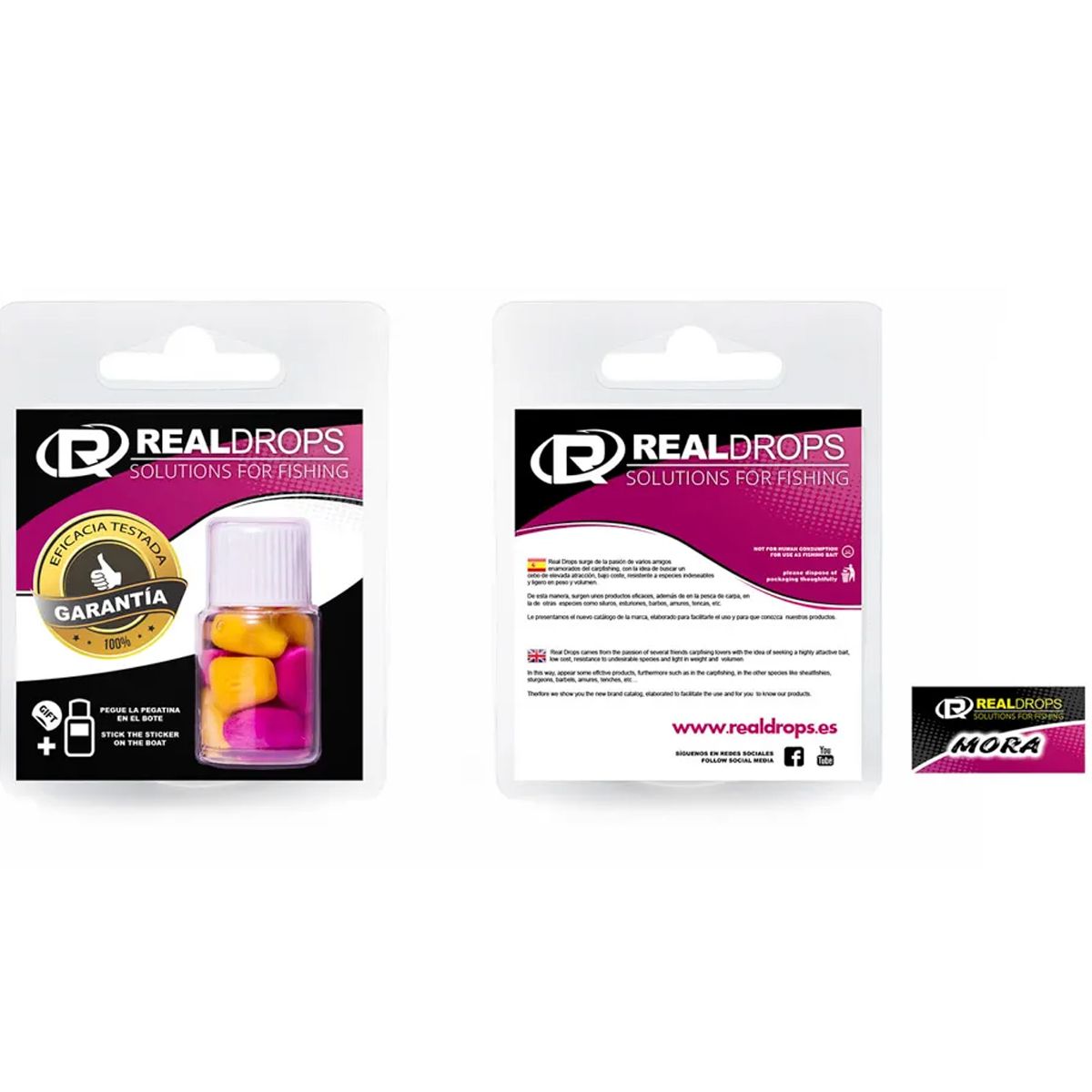 Real Drops Maiz Artificial Sabor Mora - Imagen 2