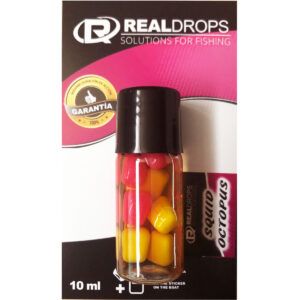 El Real Drops Maíz con Aroma Squid & Octopus es un cebo artificial de alta eficacia, diseñado para ofrecer una atracción constante y natural.