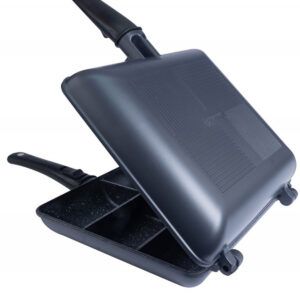 La RidgeMonkey Connect Combi & Steamer XXL Granite Edition el utensilio de cocina definitivo para pescadores, campistas y amantes de la vida al aire libre.