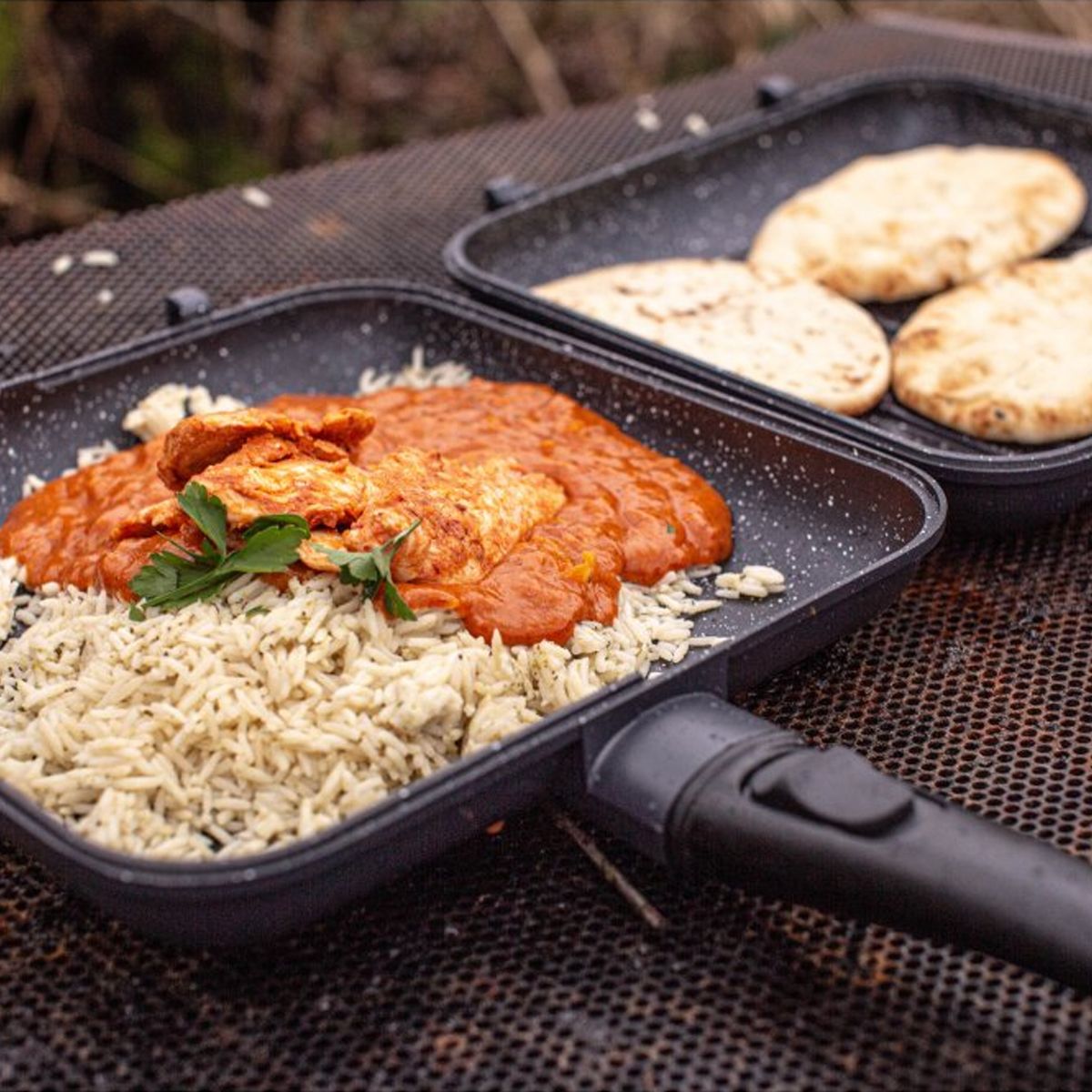 RidgeMonkey Connect Pan & Griddle XXL Granite Edition - Imagen 9