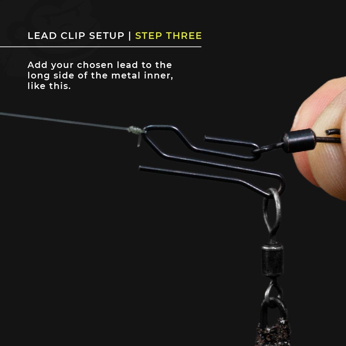 El RidgeMonkey Connexion Uni Lead Clip Camo Green permite al pescador decidir fácilmente si desea liberar o retener el plomo.