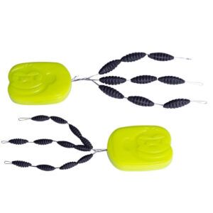 Los RidgeMonkey Rock Bottom Tungsten Sinkers Size S son pesos especialmente diseñados para asegurar que el aparejo permanezca fijo en el fondo.