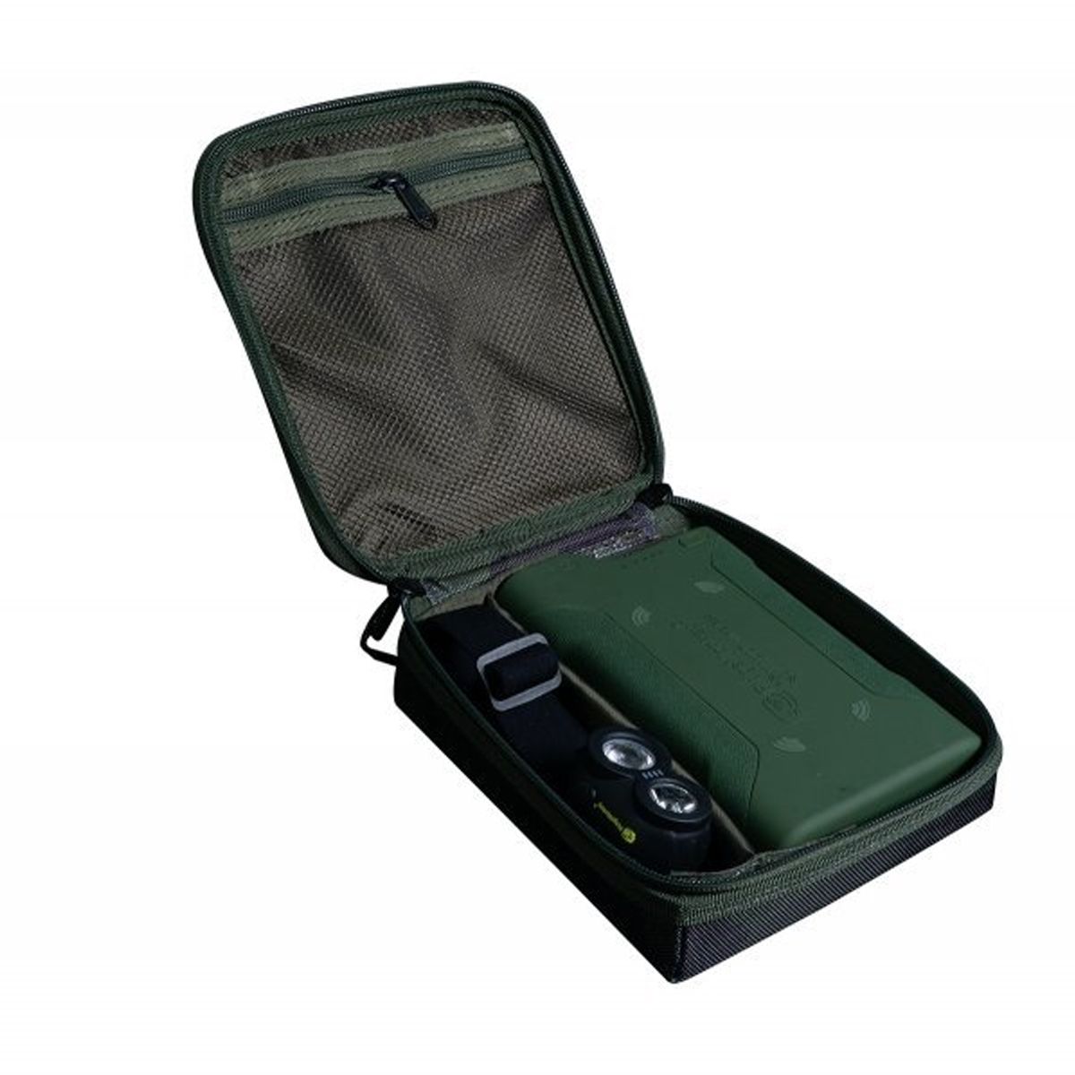 El RidgeMonkey Ruggage Compact Accessory Case 165 ha sido diseñado para mantener los accesorios pequeños de pesca perfectamente ordenados.