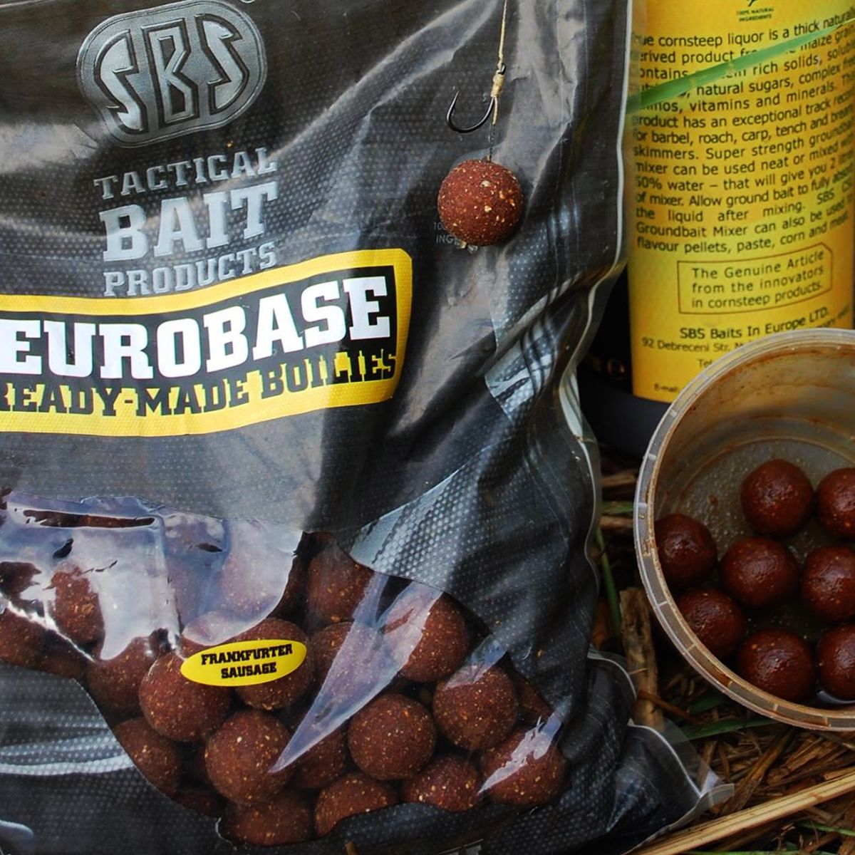 SBS Boilies EuroBase Frankfurter Sausage 20mm 1kg - Imagen 3