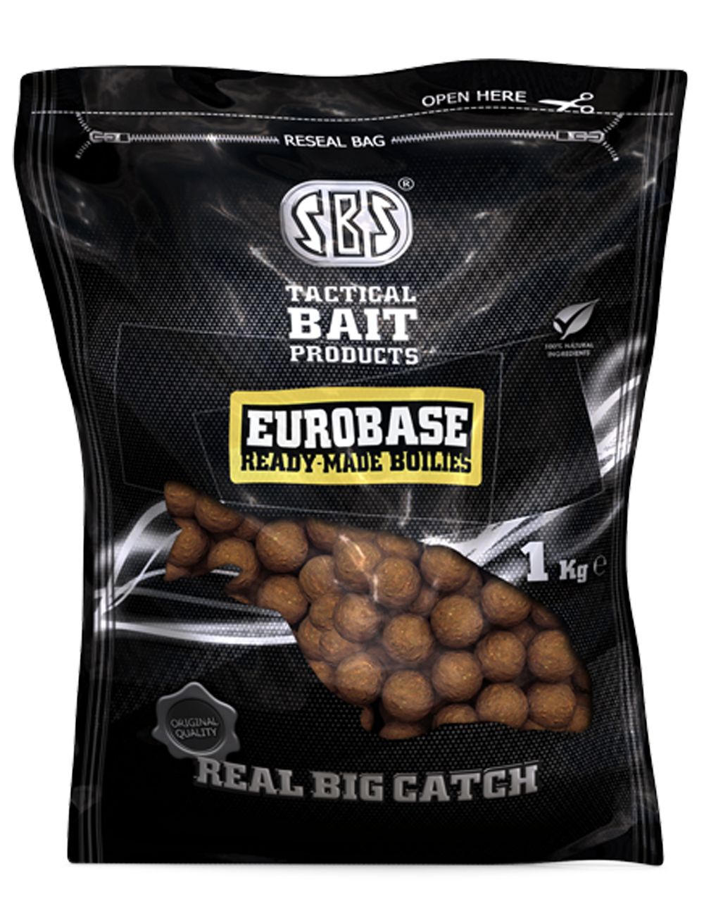SBS Boilies EuroBase Spicy 20mm Este boilie ha sido desarrollado tras extensas pruebas y ajustes para garantizar una digestibilidad óptima para la carpa.