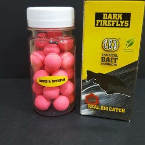 SBS Dark Fireflys Pop Ups Squid & Octopus 15mm Esta combinación única convierte a los Fireflys en una herramienta eficaz para sesiones nocturnas.