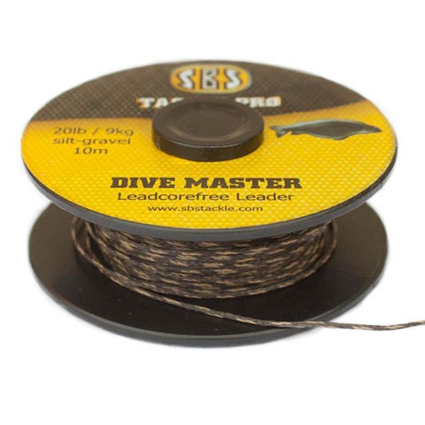 SBS Dive Master Leadcorefree Leader 20lb Silt-Gravel 10mtr - Imagen 2