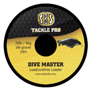SBS Dive Master Leadcorefree Leader 20lb Silt-Gravel 10mtr prescinde del núcleo de plomo, pero mantiene la misma capacidad de hundimiento.