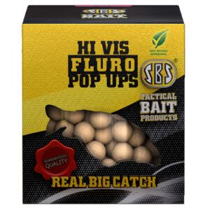 SBS Frankfurter Sasuage Fluoro Pop-Ups 10/12/14mm son cebos flotantes altamente visibles, diseñados para estimular la curiosidad natural de las carpas