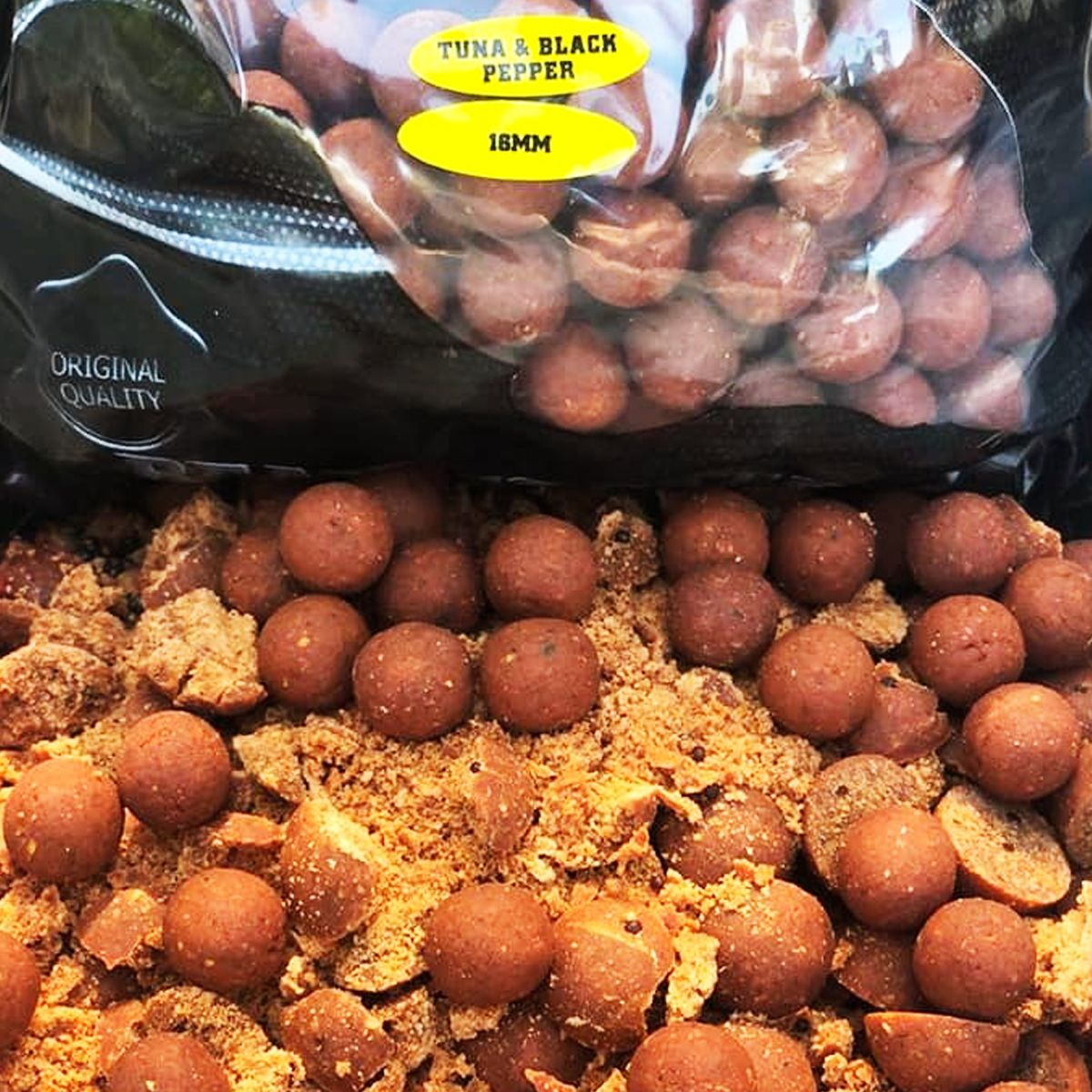 SBS Premium Boilies Tuna & Black Pepper 20mm 1kg - Imagen 3