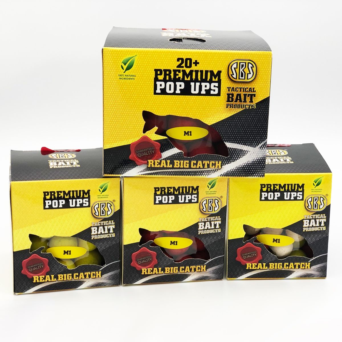 SBS Premium Pop-Ups M1 Red 16/18/20mm 100gr - Imagen 4