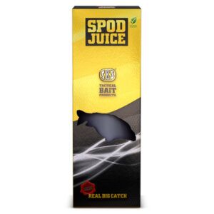 SBS Premium Spod Juice M1 es un líquido espeso y nutritivo diseñado para empapar semillas, pellets y mezclas de cebo con el fin de aumentar su atractivo
