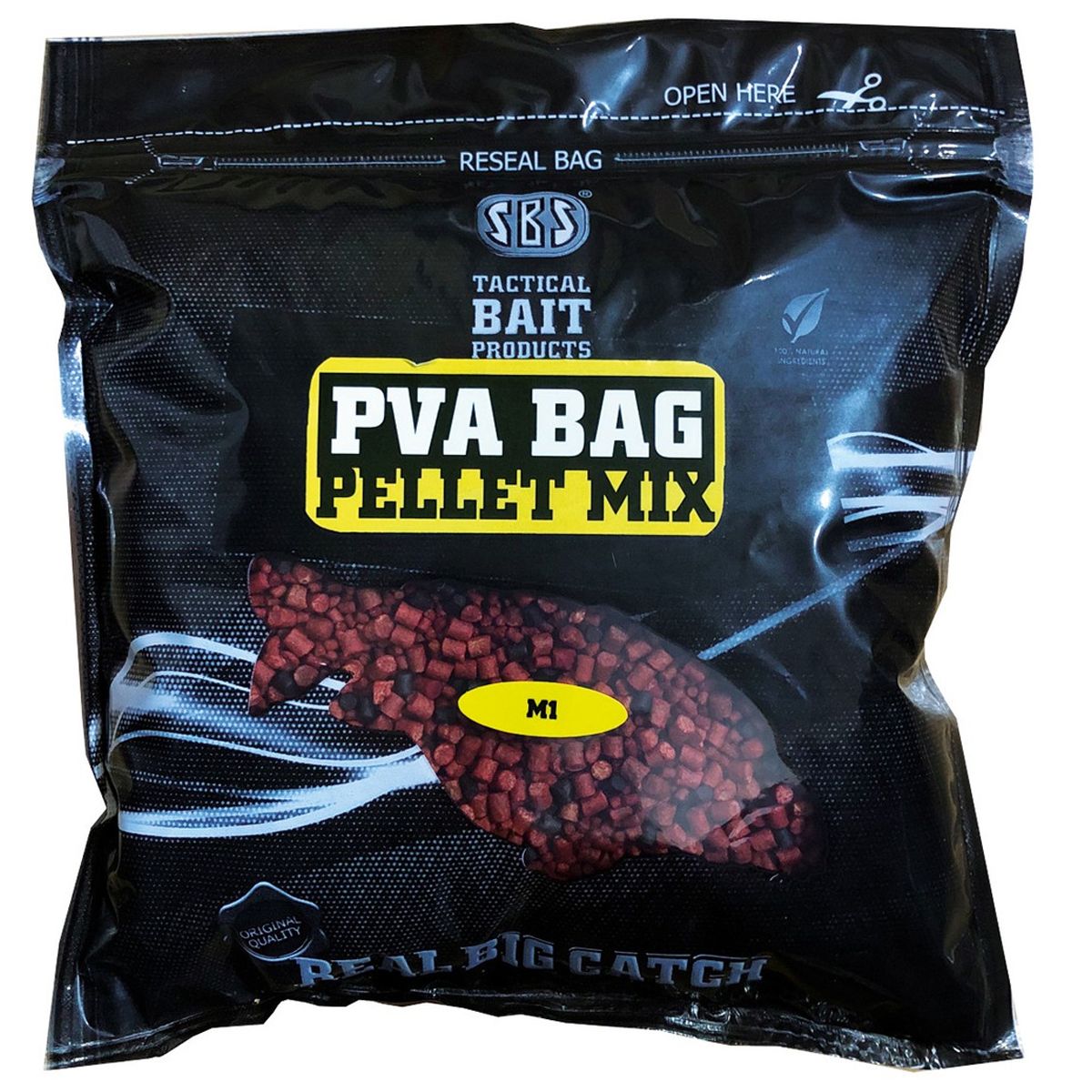 SBS Pva Bag Pellet Mix M1 3mm 500gr - Imagen 2
