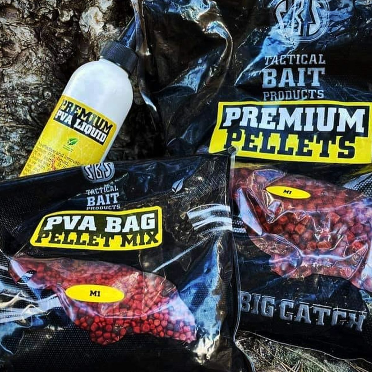 SBS Pva Bag Pellet Mix M1 3mm 500gr - Imagen 3