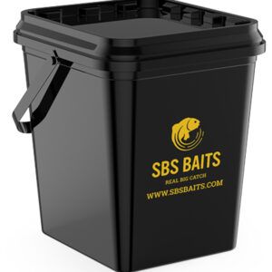 SBS Cubo Fabricado en plástico negro de alta resistencia, el cubo SBS está diseñado para soportar el uso intensivo en sesiones de carpfishing.