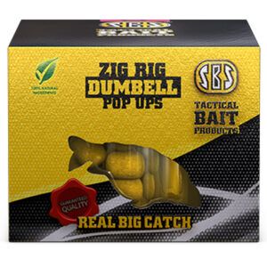 SBS Zig Rig Dumbell Pop Ups 16 mm son cebos diseñados específicamente para la pesca en Zig Rig, técnica ideal para localizar carpas en capas medias.