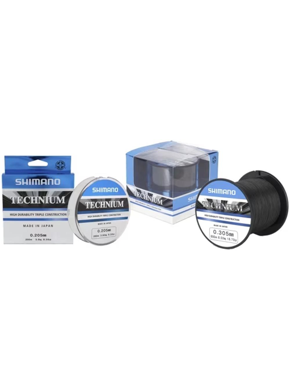 Shimano Mainline Linea Technium 650m 0.305mm 8.5kg grey - Imagen 2